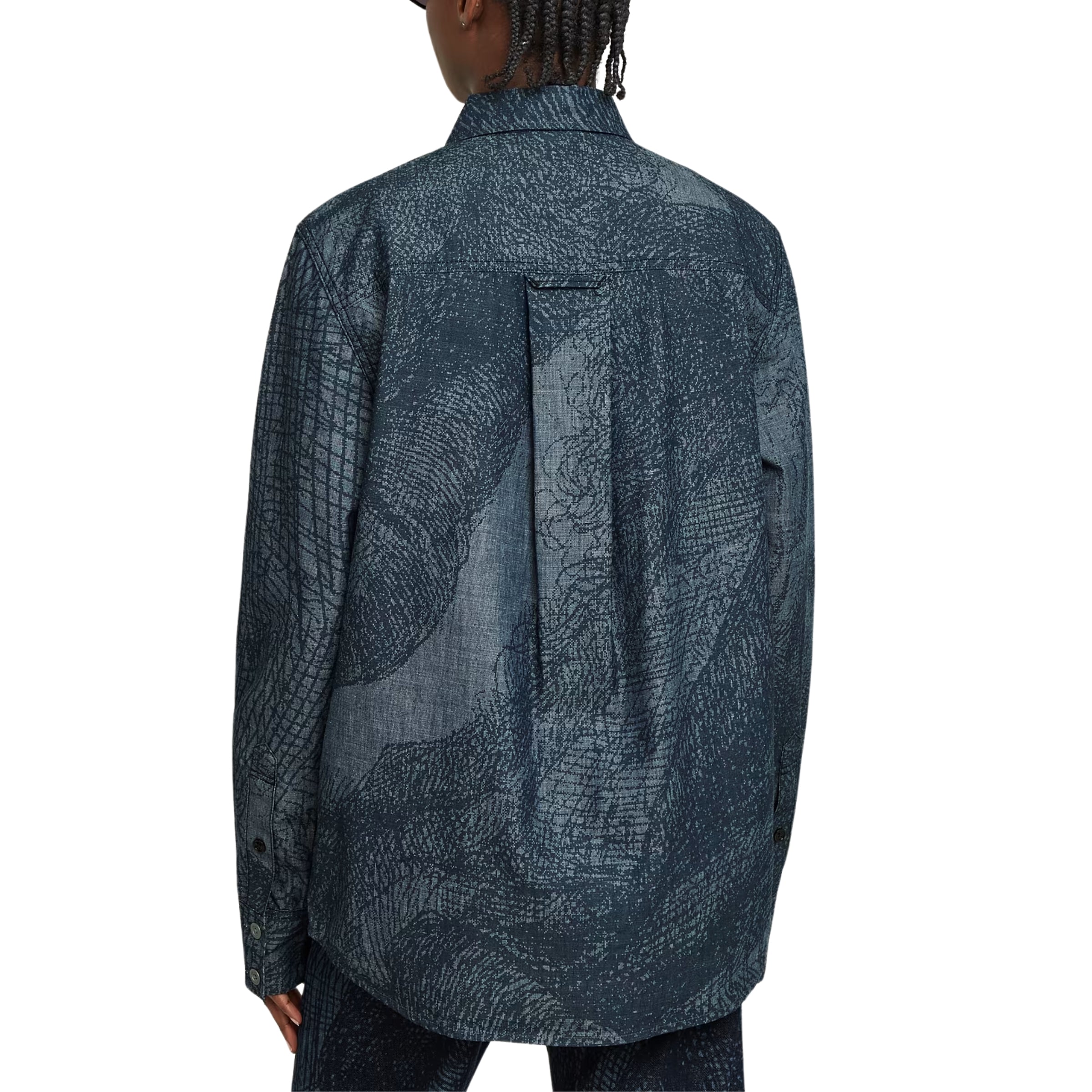 G-Star Shirt Regular Denim Rembrandt Print